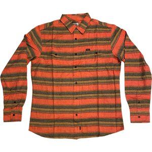 MATIX Deacon L/S Torey Pudwill Signature Flannel Shirt - Red [S]